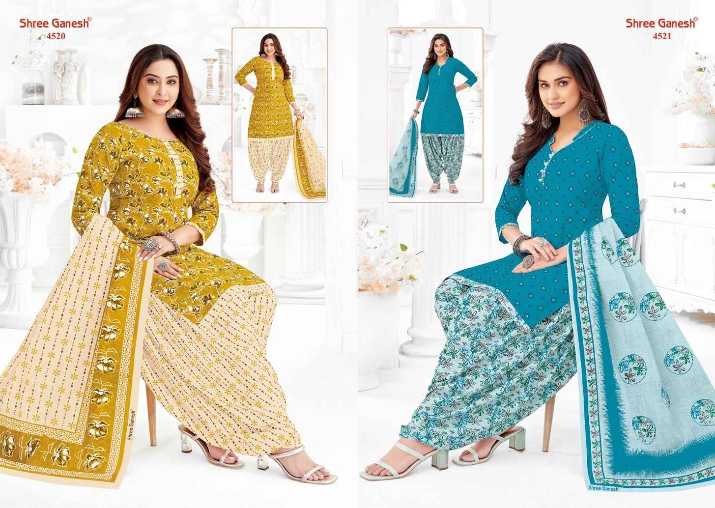 Shree Ganesh Hansika Vol 25 Cotton Dress Material Womens Clothing