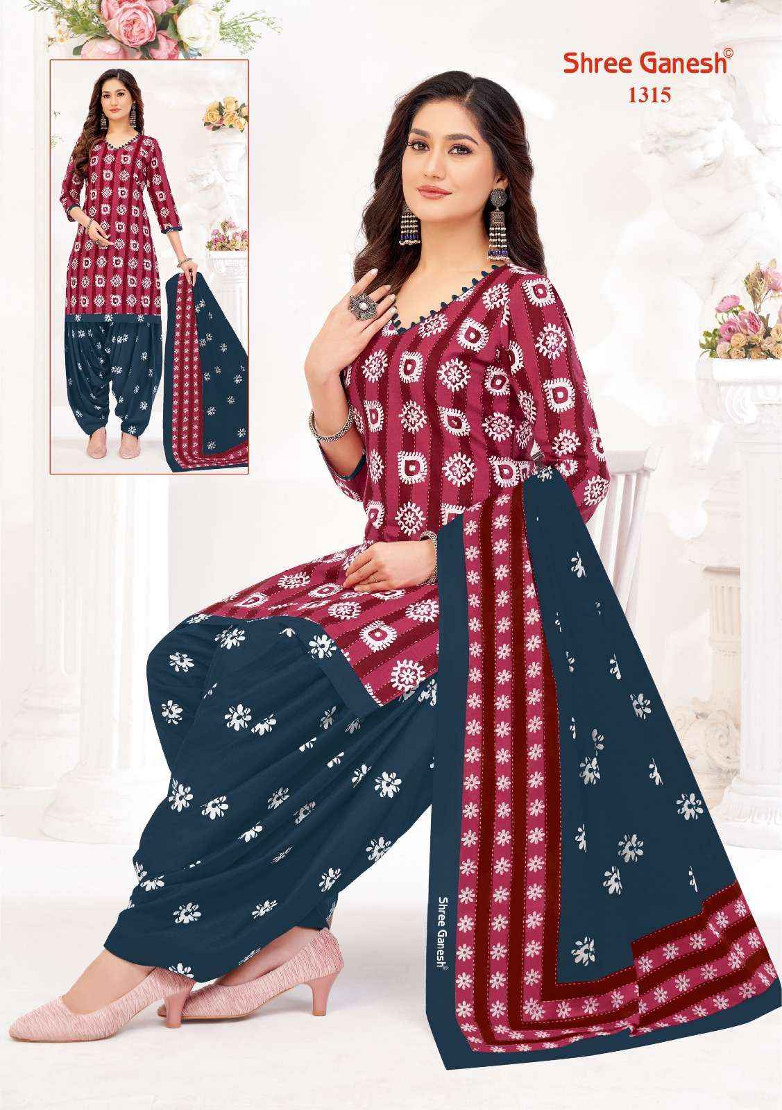 Shree Ganesh Paridhan Vol 3 Cotton Dress Material 15 pcs Catalogue