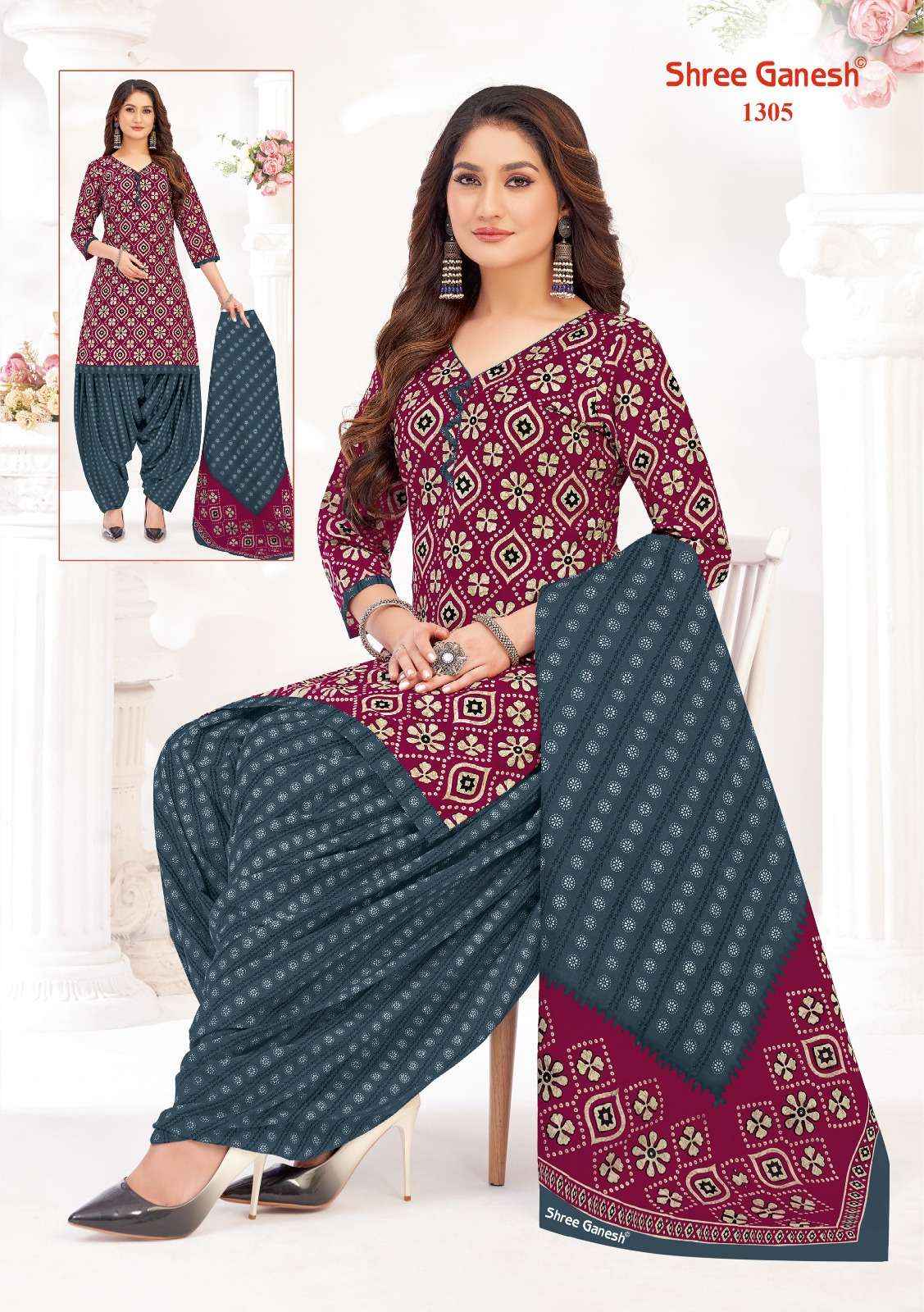 Shree Ganesh Paridhan Vol 3 Cotton Dress Material 15 pcs Catalogue