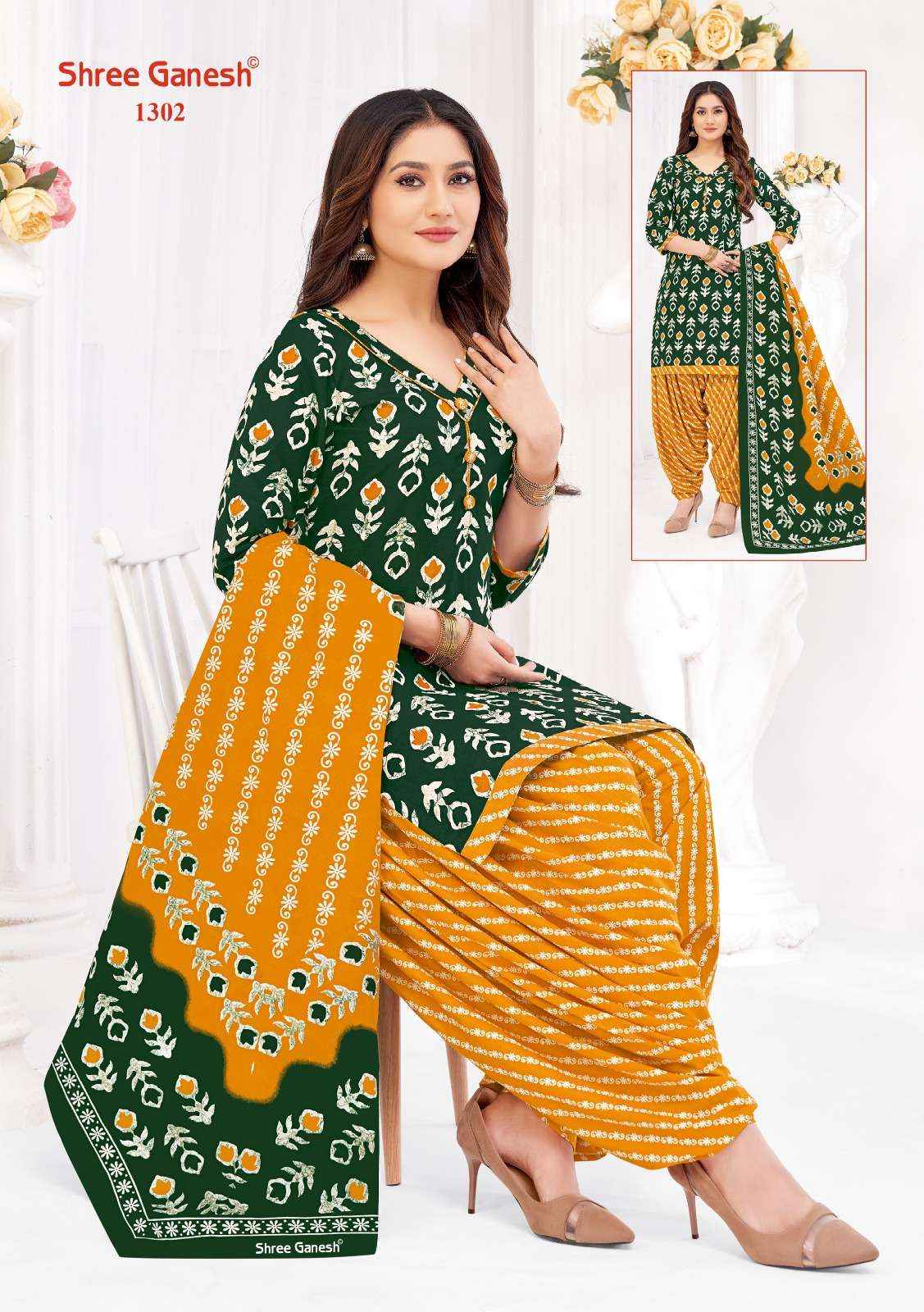 Shree Ganesh Paridhan Vol 3 Cotton Dress Material 15 pcs Catalogue