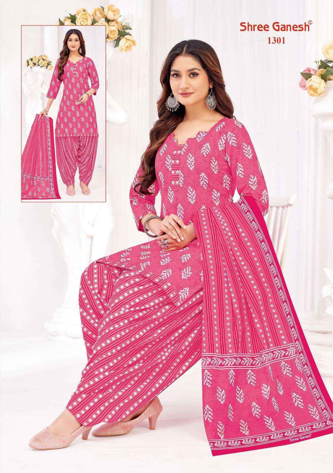 Shree Ganesh Paridhan Vol 3 Cotton Dress Material 15 pcs Catalogue