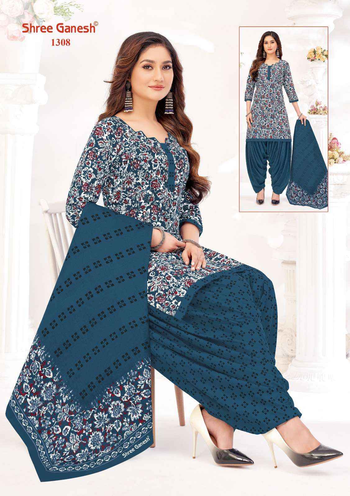 Shree Ganesh Paridhan Vol 3 Cotton Dress Material 15 pcs Catalogue