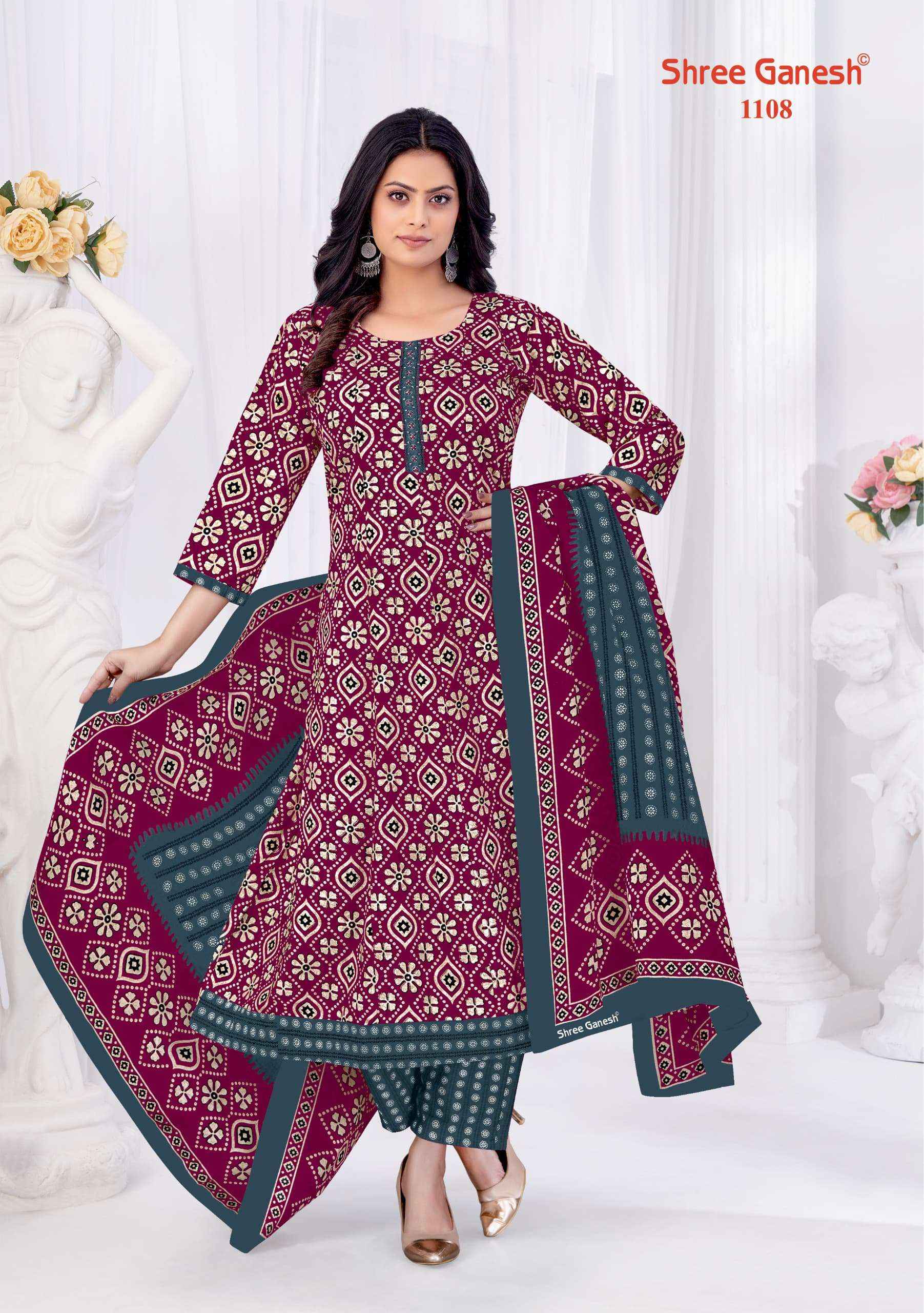 Shree Ganesh Zeenat Vol 1 Cotton Kurti Combo 9 pcs Catalogue