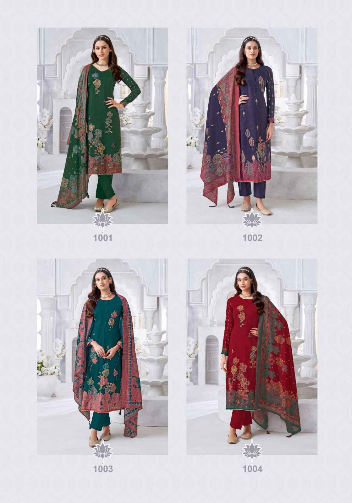 SuryaJyoti Krithi Vol 1 Cotton Dress Material 6 pcs Catalogue