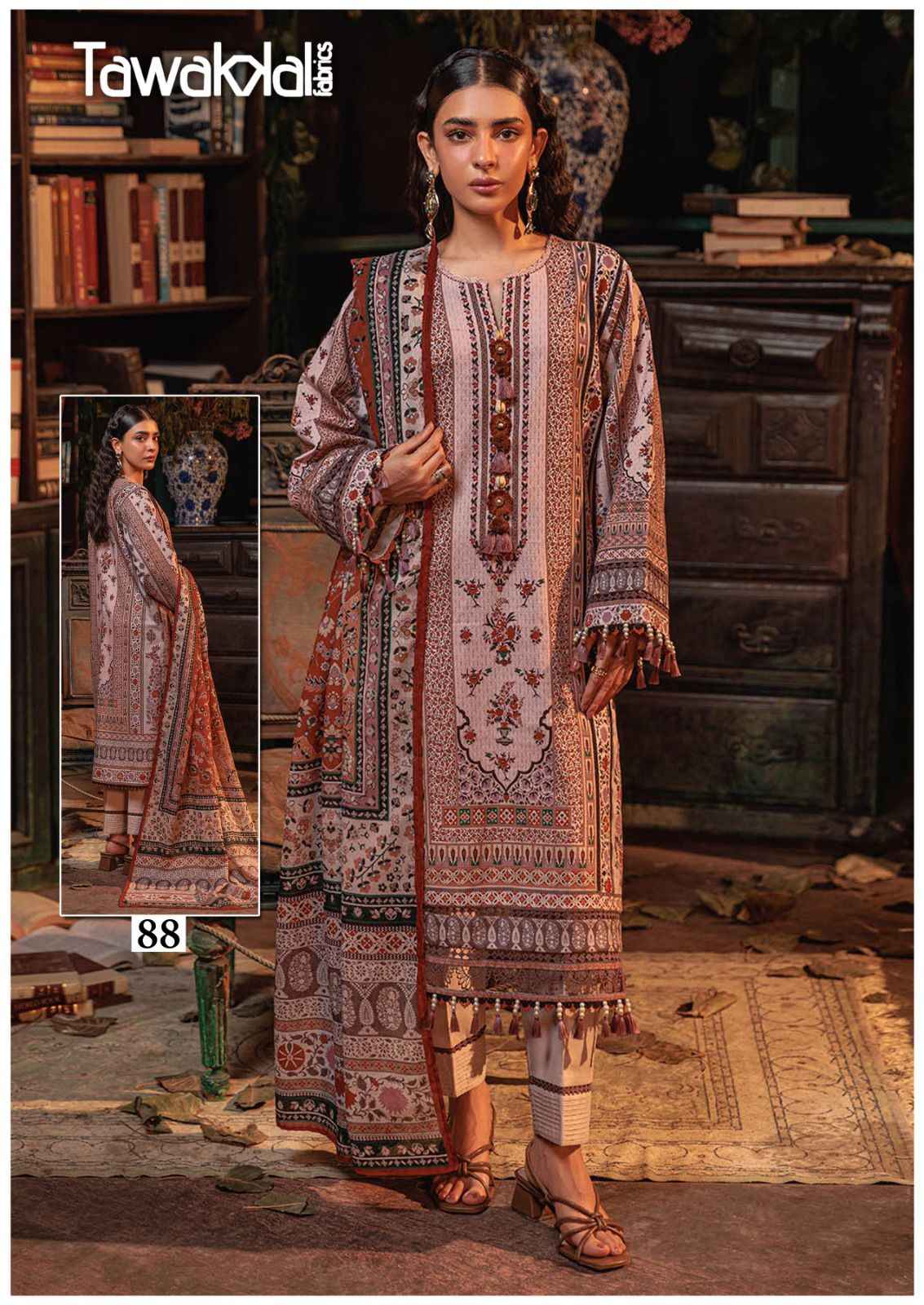 Tawakkal Mehroz Vol 9 Cotton Dress Material 10 pcs Catalogue