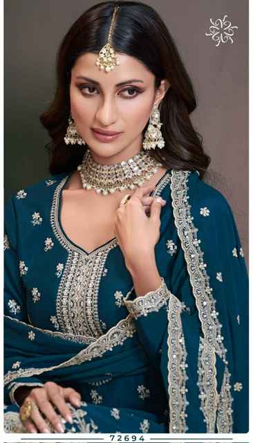 Vinay Fashion Kuleesh Saayori Chinon Dress Material 6 pcs Catalogue