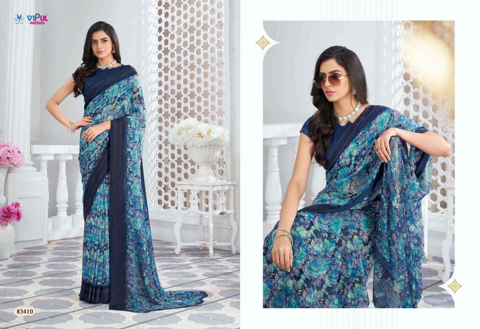 Vipul Falguni Vol 2 Georgette Saree 9 pcs Catalogue
