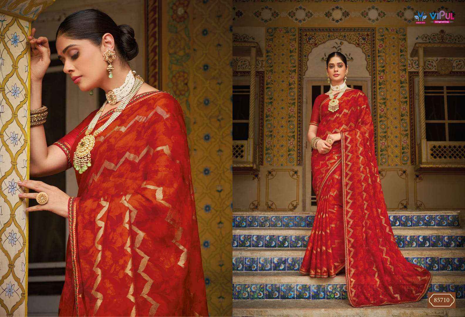 Vipul Sugandha Vol 3 Georgette Saree 4 pcs Catalogue