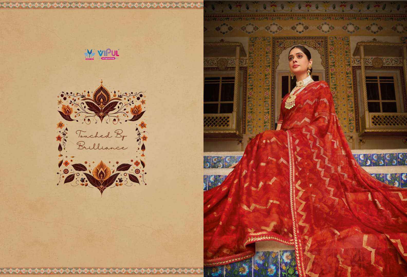 Vipul Sugandha Vol 3 Georgette Saree 4 pcs Catalogue