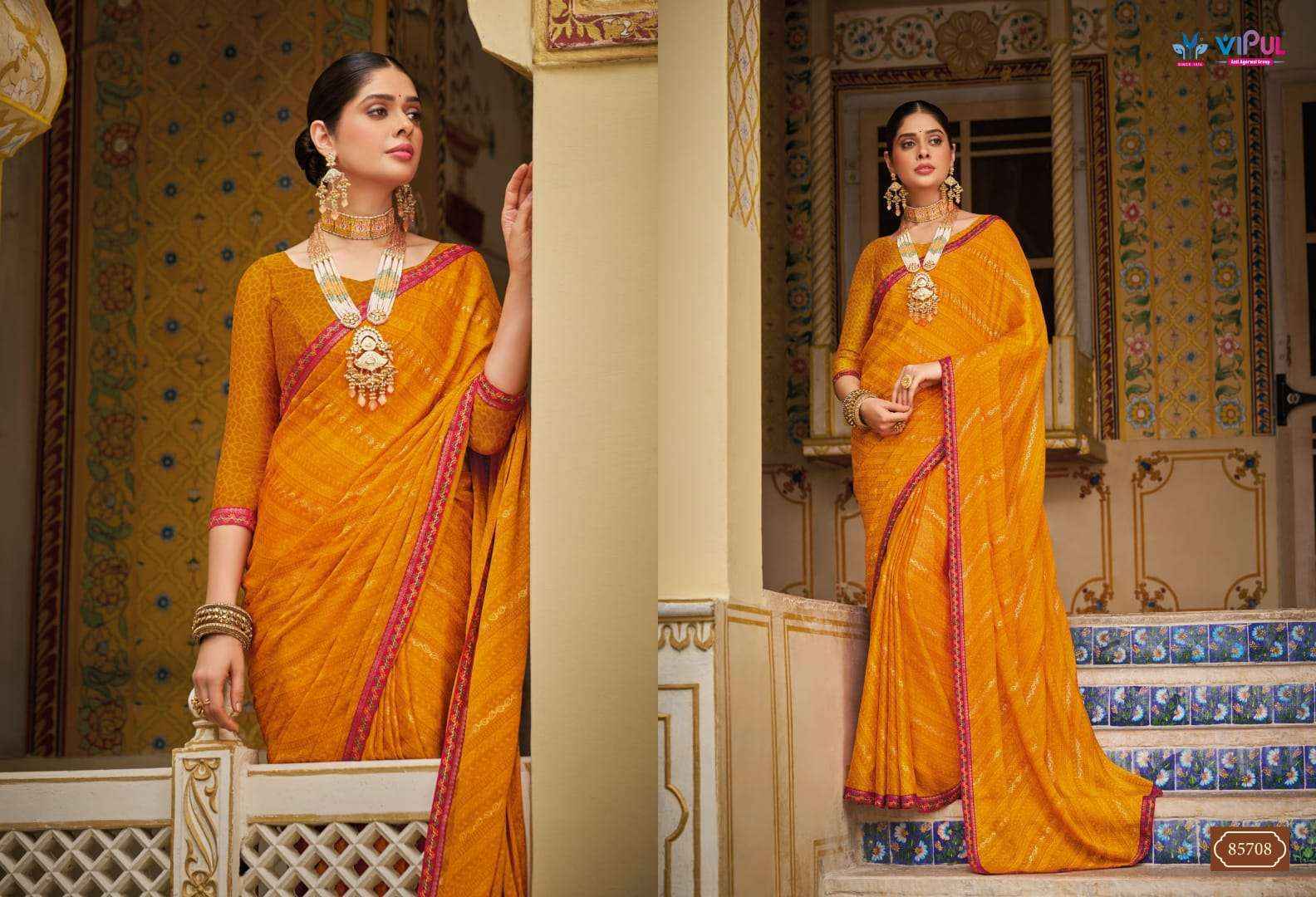 Vipul Sugandha Vol 3 Georgette Saree 4 pcs Catalogue