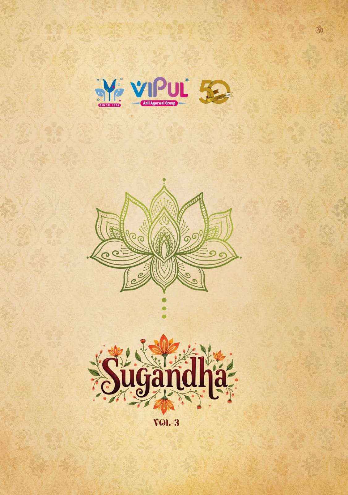 Vipul Sugandha Vol 3 Georgette Saree 4 pcs Catalogue