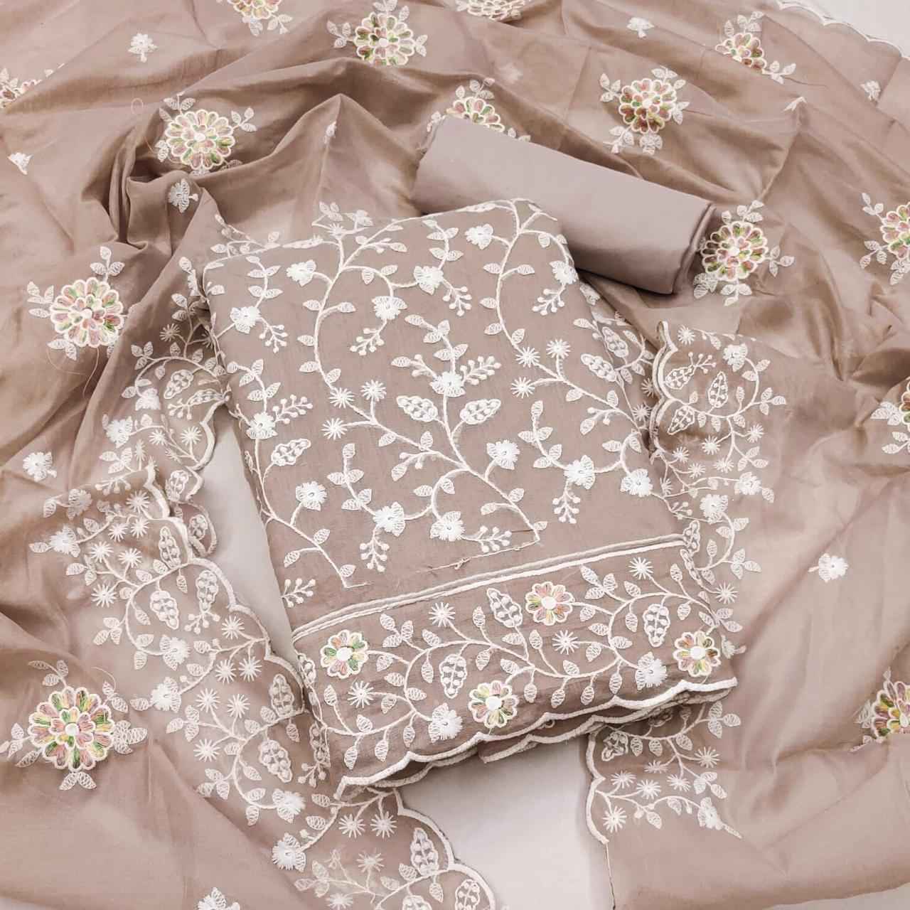 WD 101 Chanderi Non Catalogue 4 pcs Catalogue