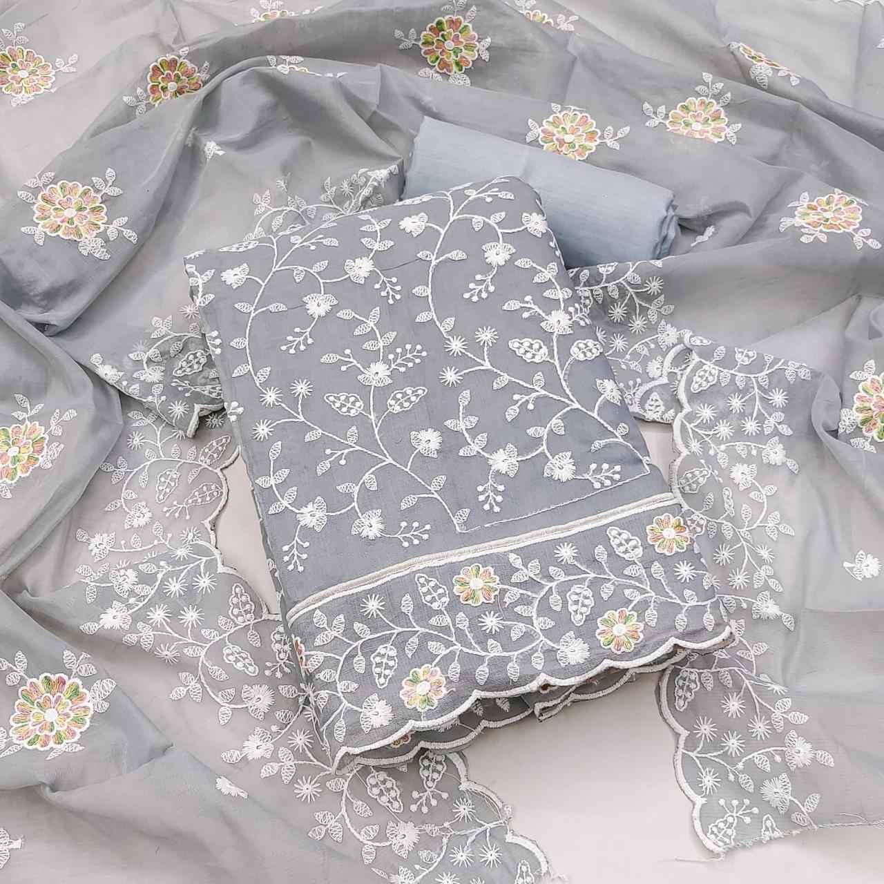 WD 101 Chanderi Non Catalogue 4 pcs Catalogue