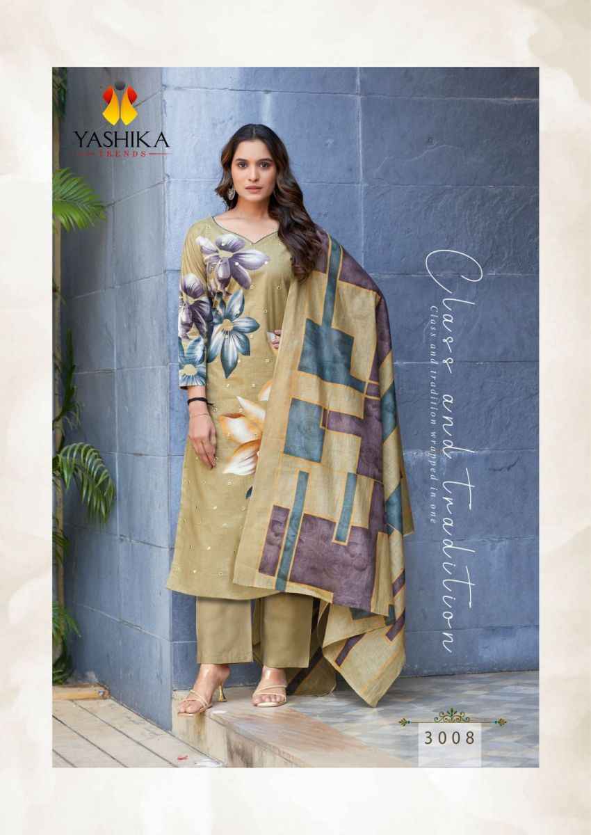 Yashika Trends Dua Vol 3 Cotton Dress Material 8 pcs Catalogue