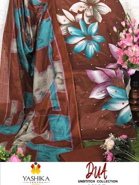 Yashika Trends Dua Vol 3 Cotton Dress Material 8 pcs Catalogue