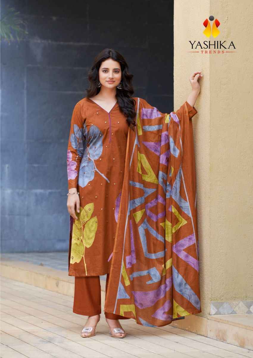 Yashika Trends Dua Vol 3 Cotton Dress Material 8 pcs Catalogue
