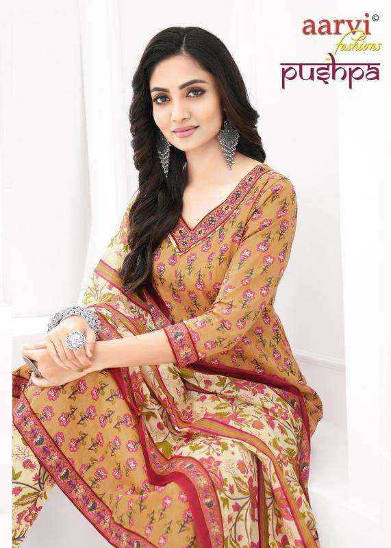 Aarvi Fashion Pushpa Vol 1 Readymade Anarkal Cotton Dress 8 pcs Catalogue