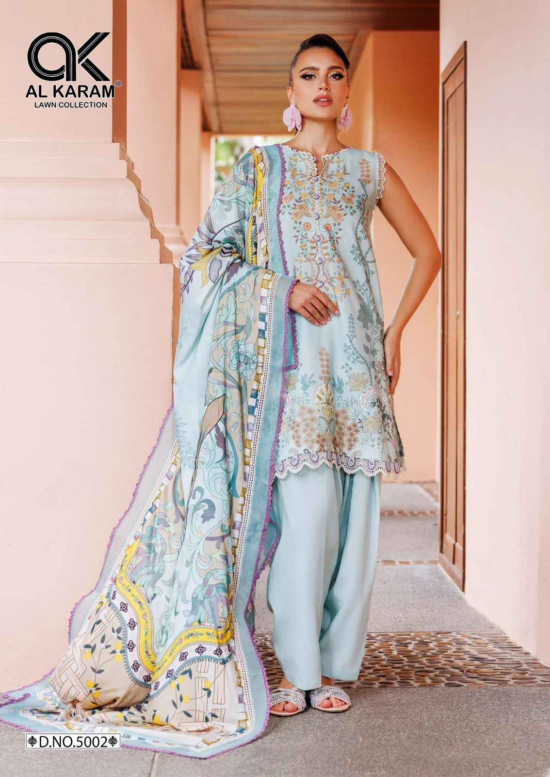 Al Karam Florence Vol 5 Cambric Cotton Dress Material 6 pcs Catalogue