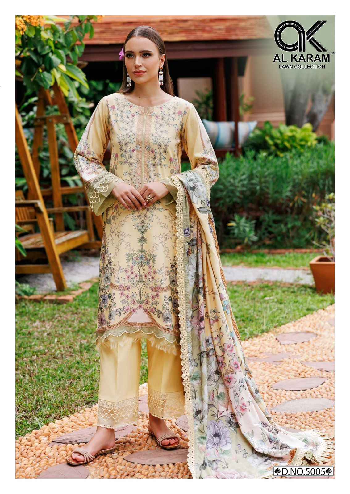Al Karam Florence Vol 5 Cambric Cotton Dress Material 6 pcs Catalogue