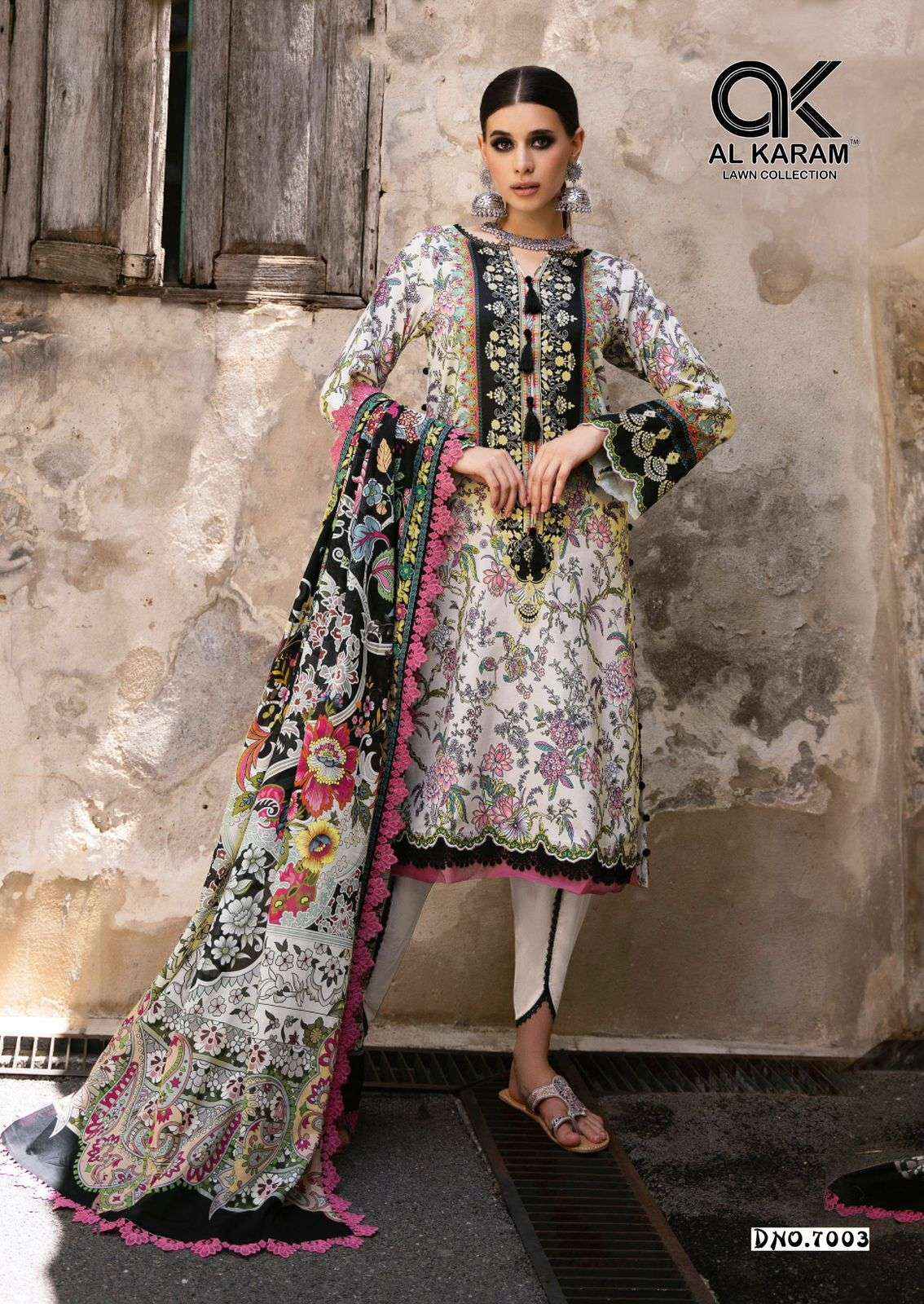 AL Karam Queens Court Vol 7 Cotton Dress Material 6 pcs Catalogue