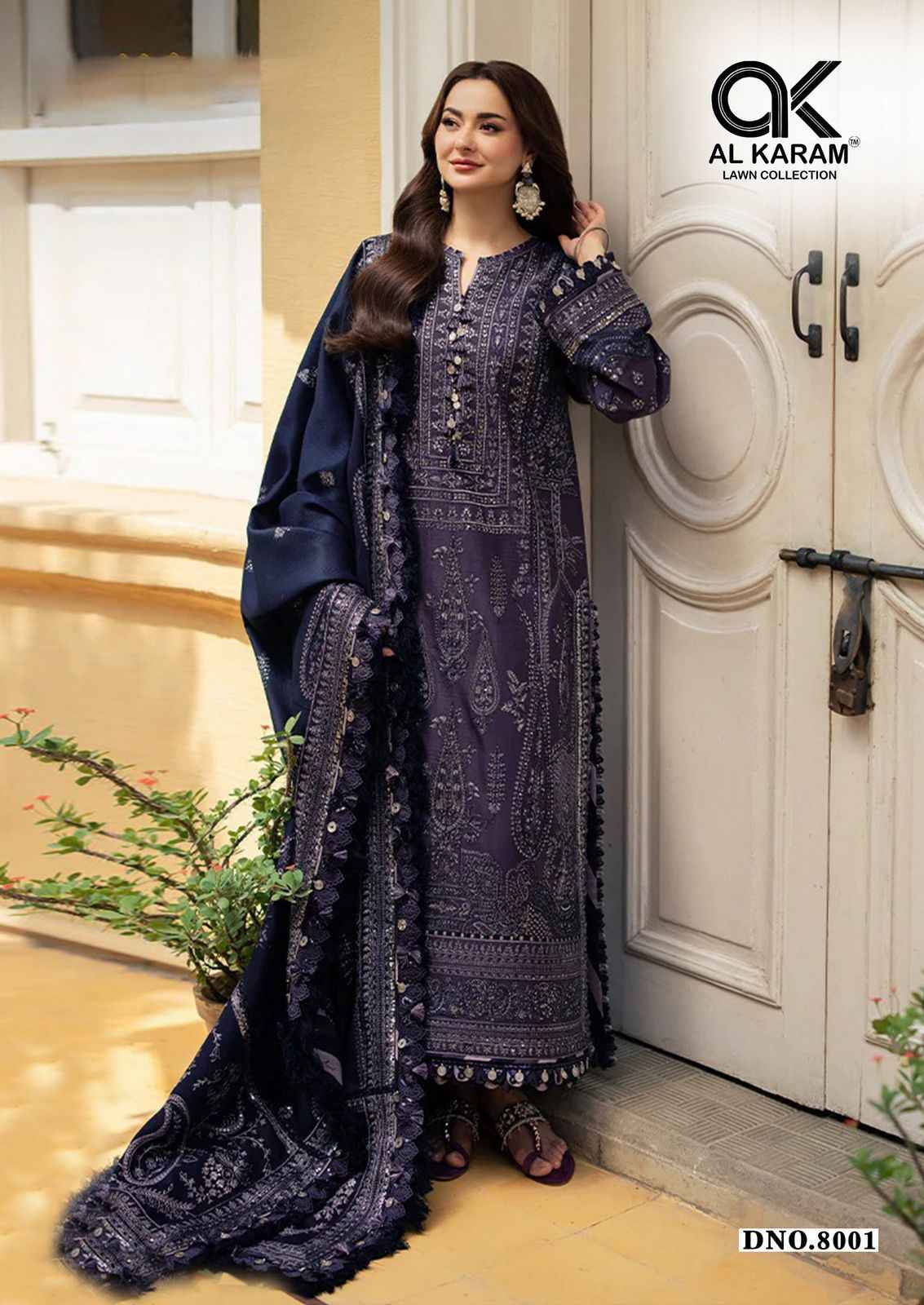 AL Karam Queens Court Vol 8 Cotton Dress Material 6 pcs Catalogue