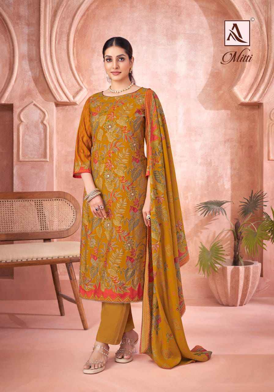 Alok Mitti Mudaal Dress Material 6 pcs Catalogue