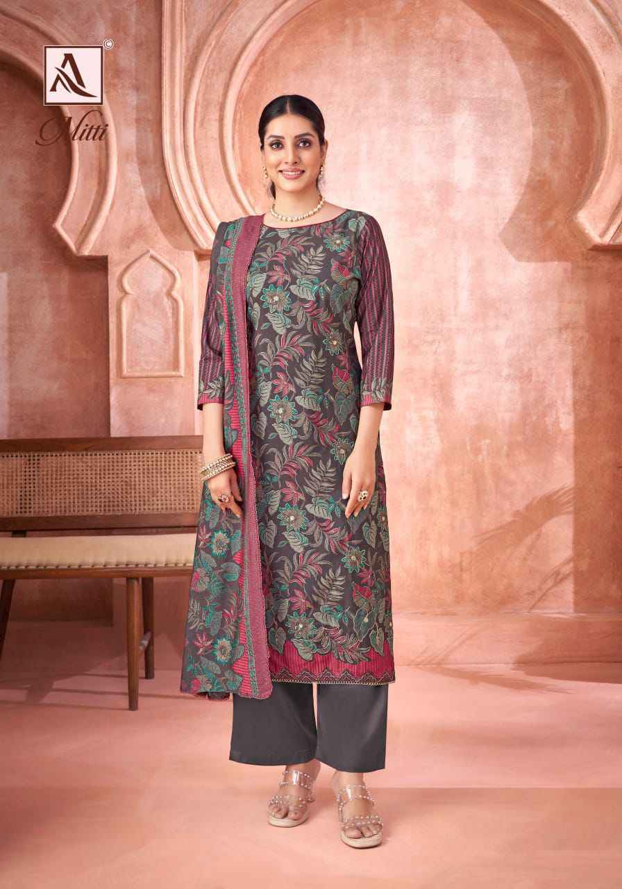 Alok Mitti Mudaal Dress Material 6 pcs Catalogue