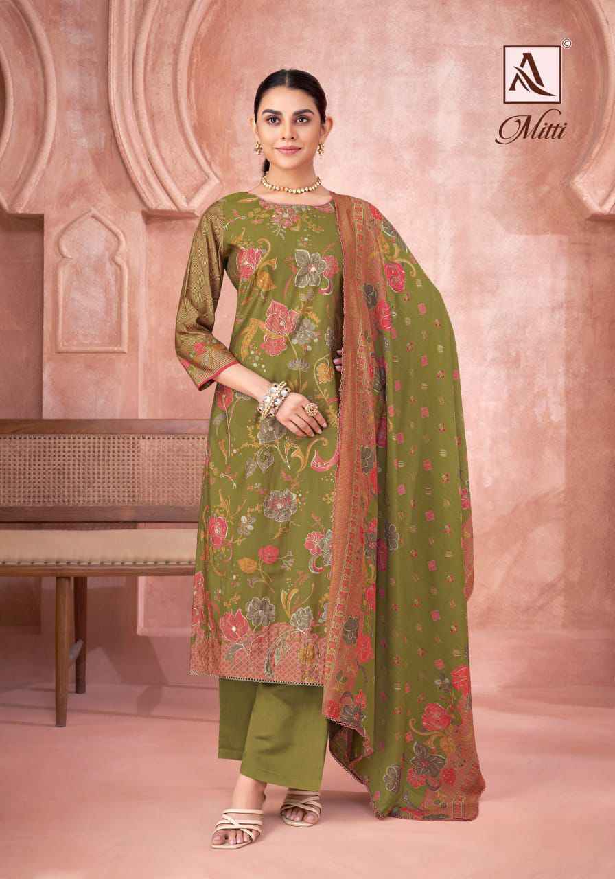 Alok Mitti Mudaal Dress Material 6 pcs Catalogue