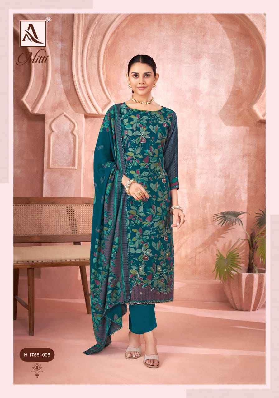 Alok Mitti Mudaal Dress Material 6 pcs Catalogue