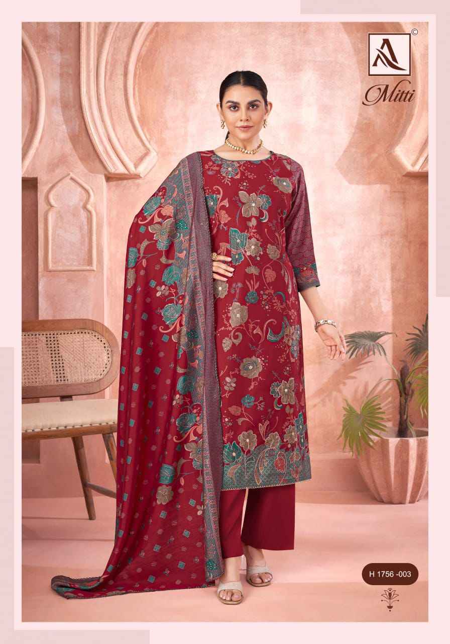 Alok Mitti Mudaal Dress Material 6 pcs Catalogue