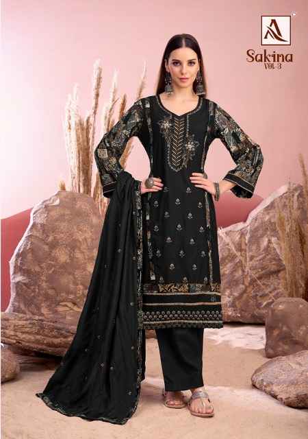 Alok Sakina Vol 3 Viscouse Reyon Dress Material 6 pcs Catalogue