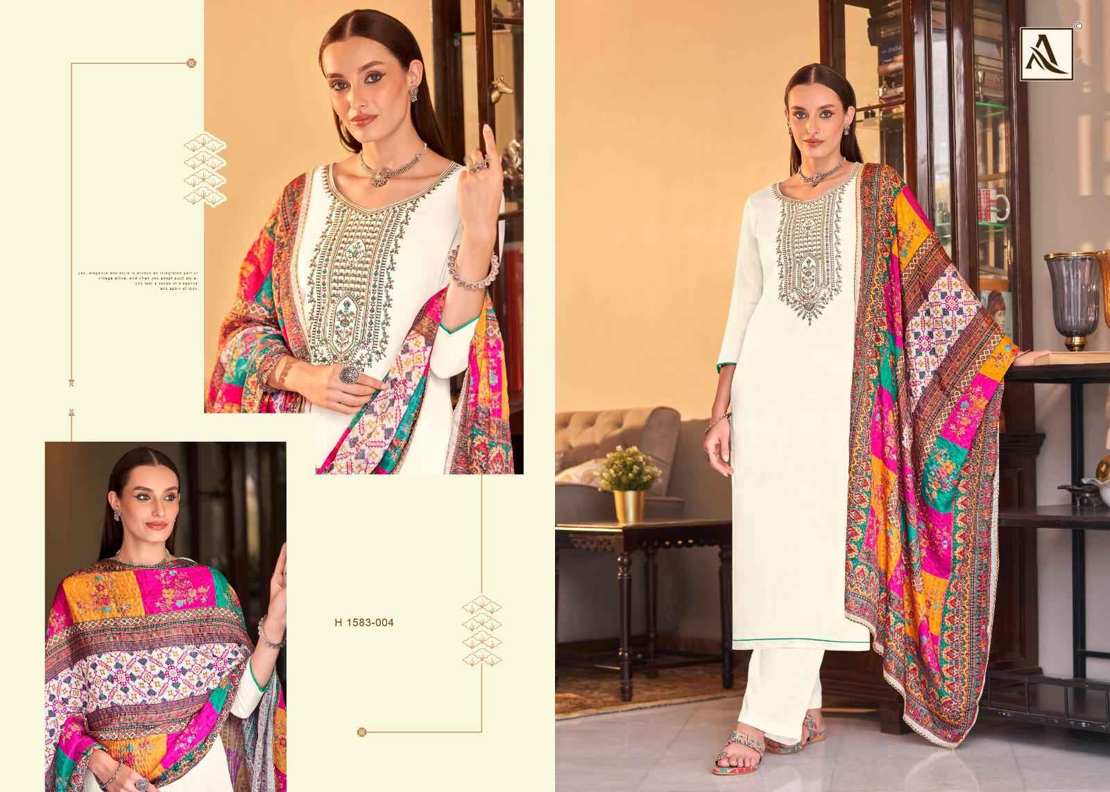 Alok Saundarya Edition 2 Viscose Rayon Dress Material 8 pcs Catalogue