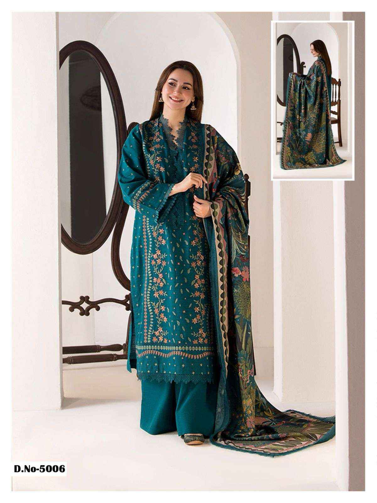 Asifa Nabeel Vol 5 Cotton Dress Material 6 pcs Catalogue