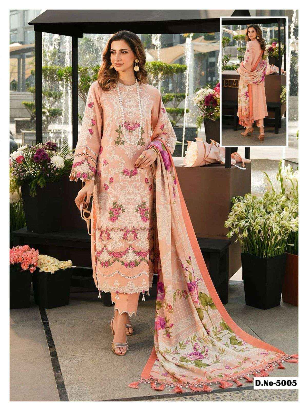 Asifa Nabeel Vol 5 Cotton Dress Material 6 pcs Catalogue