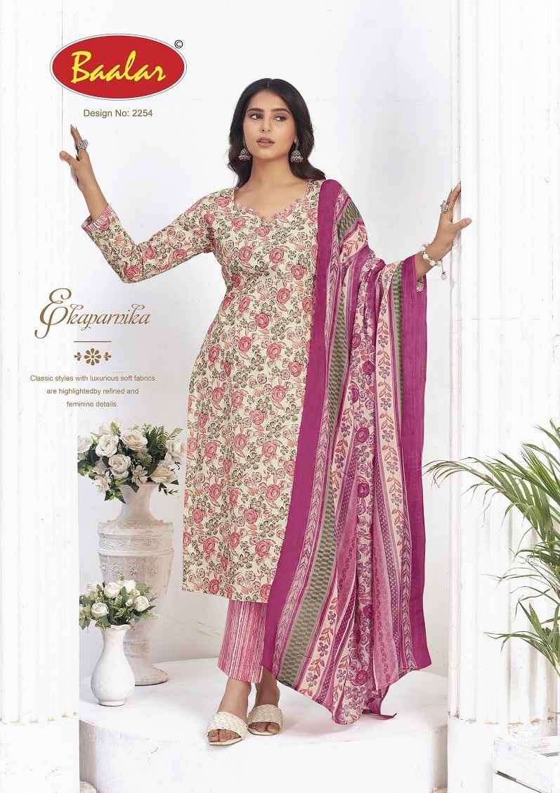 Baalar Zubeda Vol 22 Readymade Cotton Dress 15 pcs Catalogue