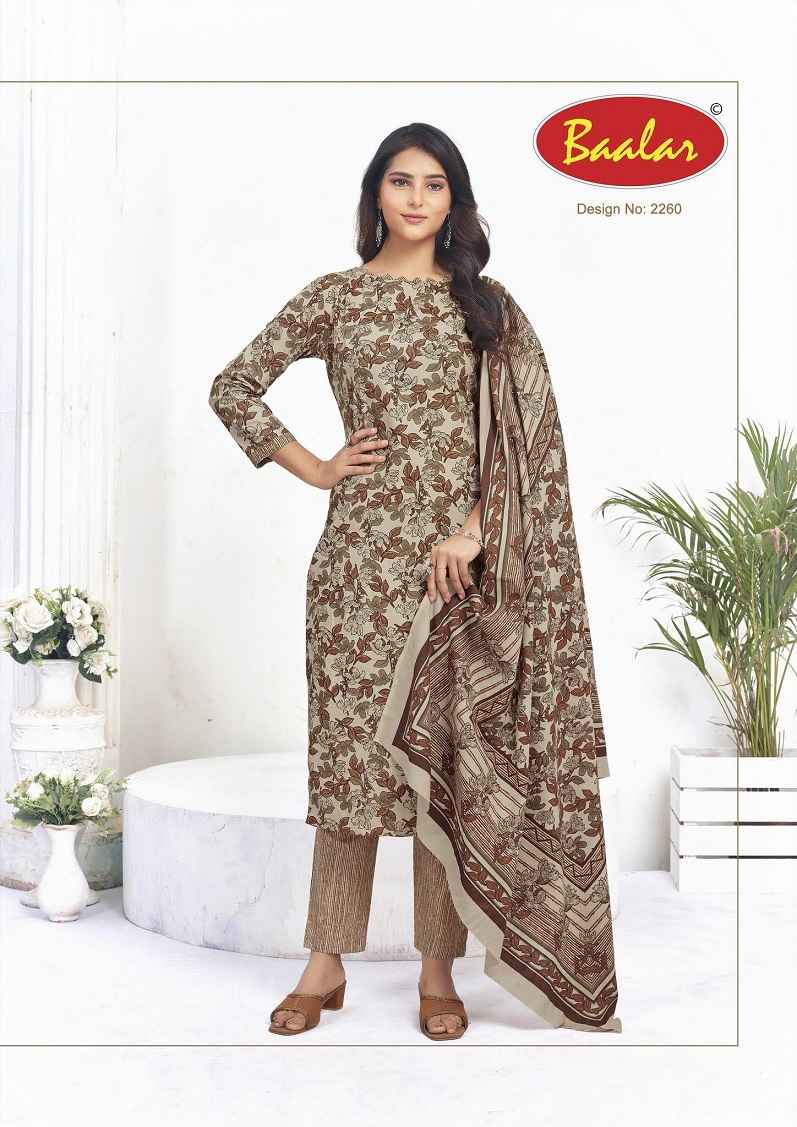 Baalar Zubeda Vol 22 Readymade Cotton Dress 15 pcs Catalogue