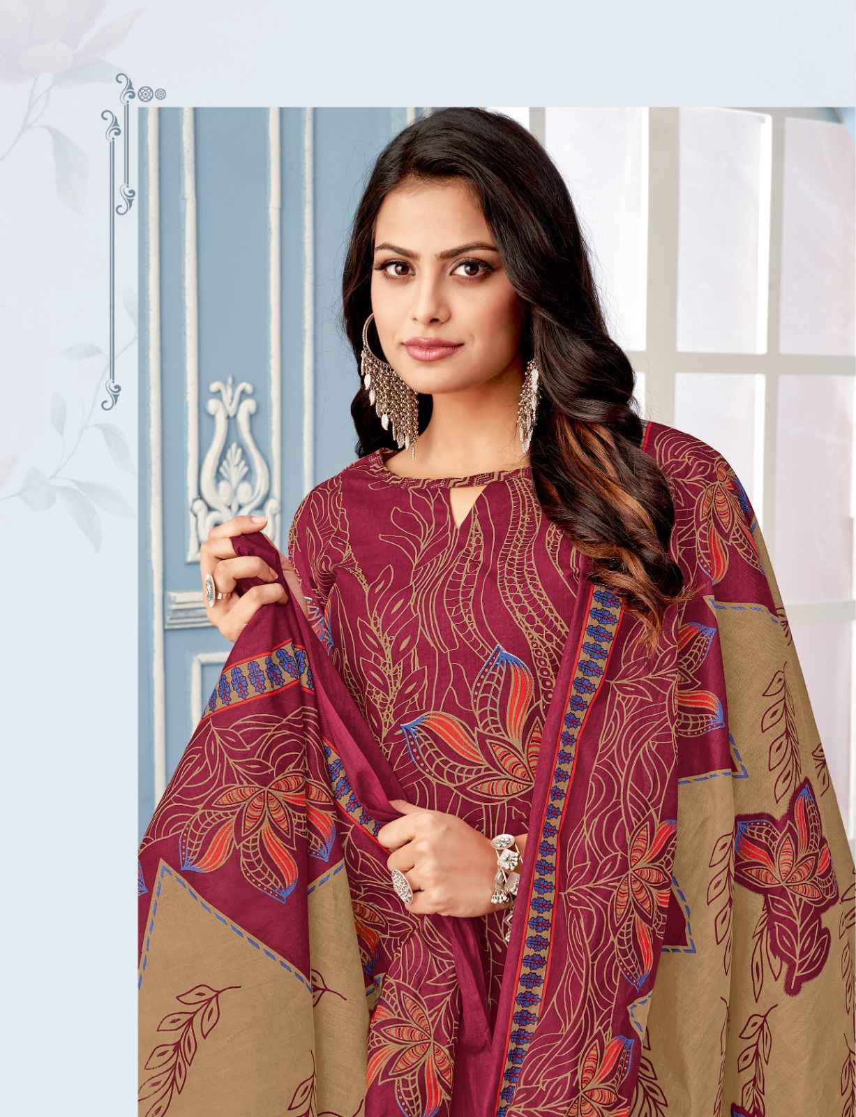 Balaji Trendy Cottons Vol 3 Cotton Dress Material 12 pcs Catalogue