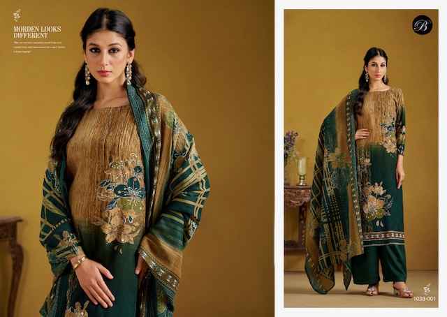 Belliza Lamhe Reloaded Viscouse Reyon Dress Material 6 pcs Catalogue