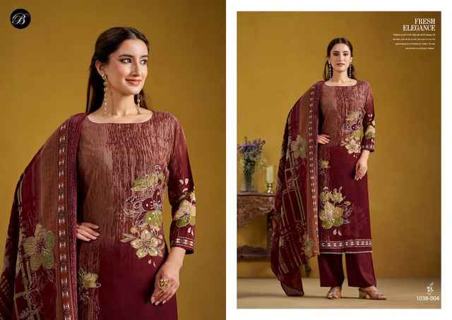 Belliza Lamhe Reloaded Viscouse Reyon Dress Material 6 pcs Catalogue
