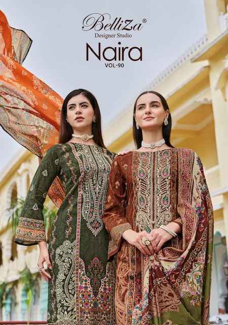 Belliza Naira Vol 90 Cotton Dress Material 8 pcs Cataloge