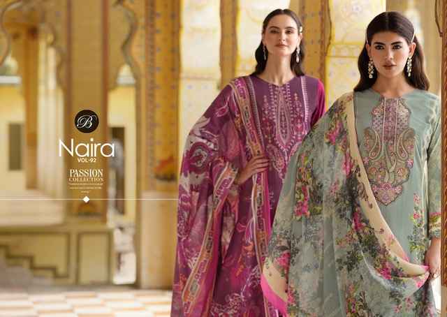 Belliza Naira Vol 92 Cotton Dress Material 8 pcs Cataloge