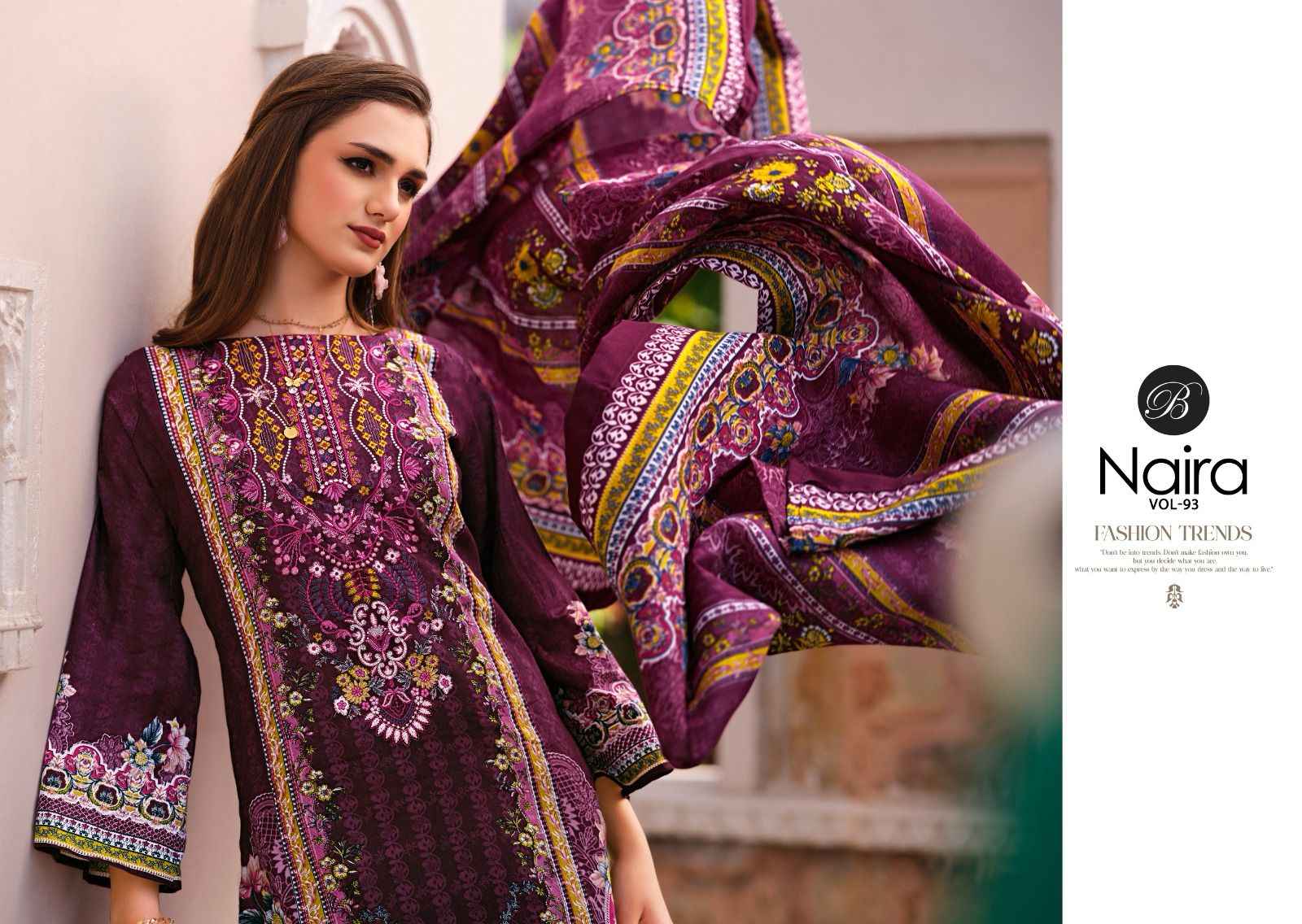 Belliza Naira Vol 93 Cotton Dress Material 8 pcs Cataloge