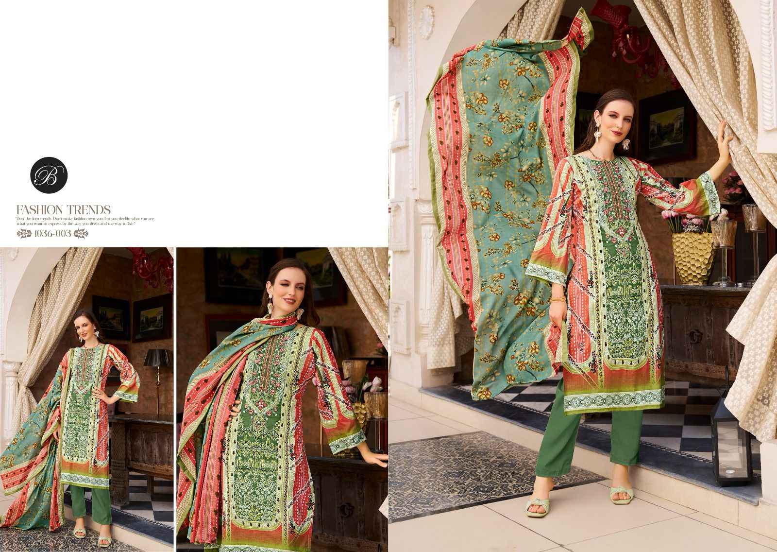 Belliza Naira Vol 93 Cotton Dress Material 8 pcs Cataloge