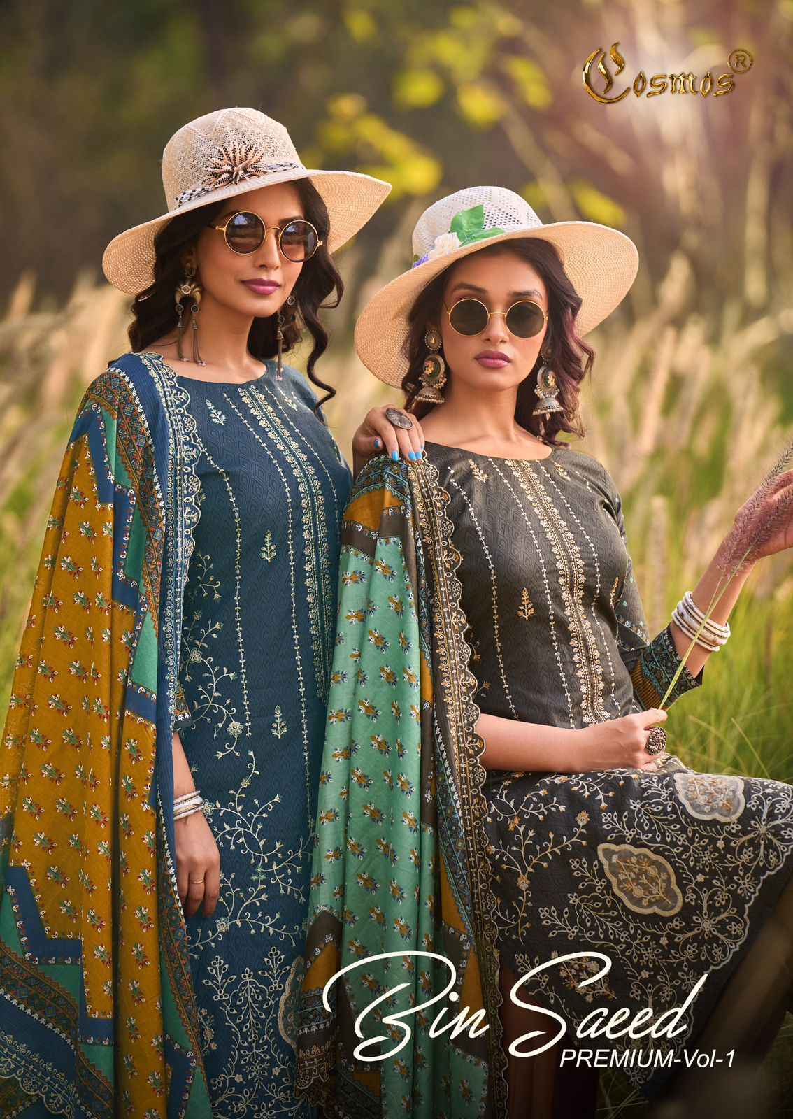 Cosmos Bin Saeed Premium Vol 1 Cotton Dress Material 6 pcs Catalogue