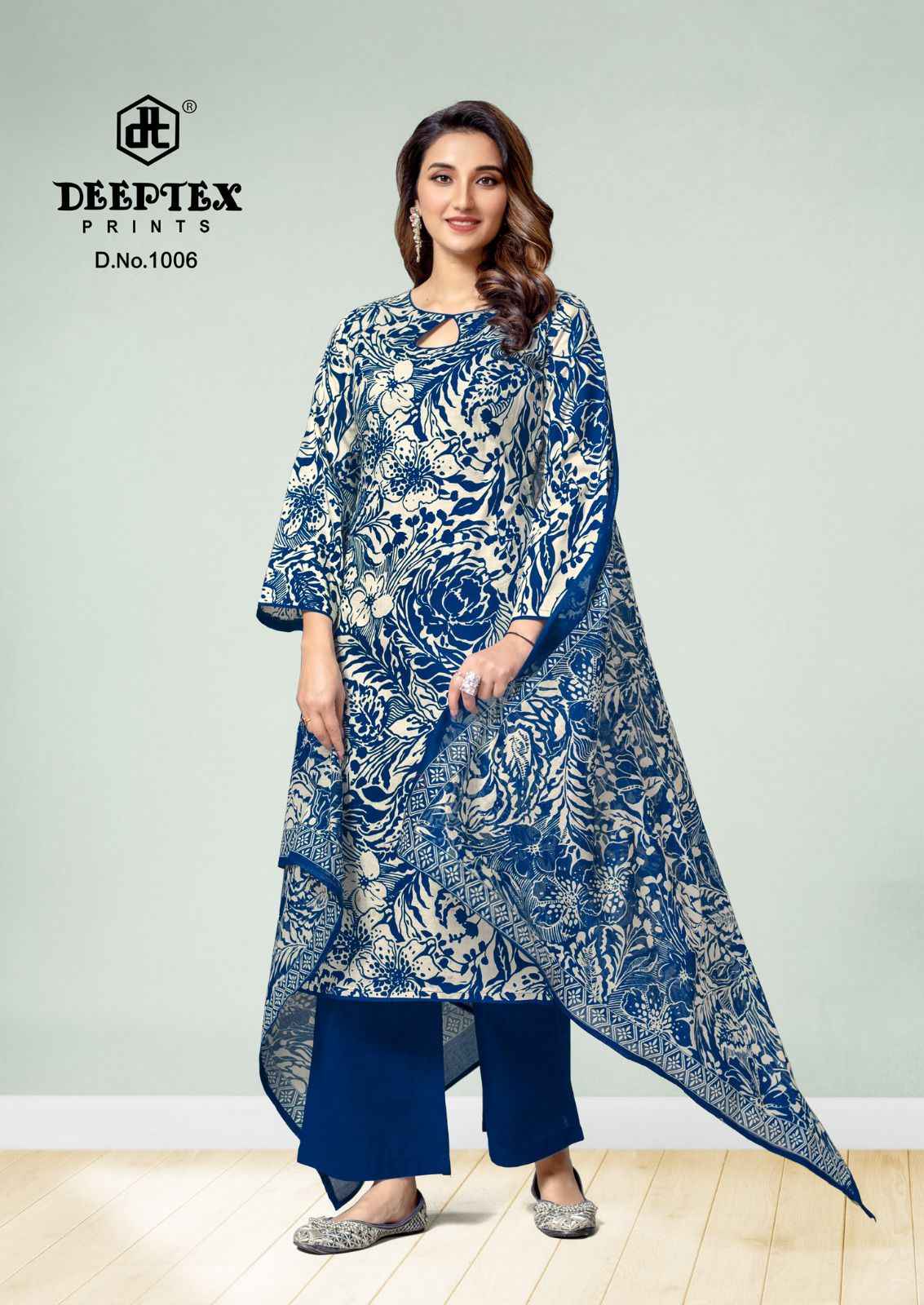 Deeptex Aalia Afreen Cotton Dress Material 8 pcs Catalogue