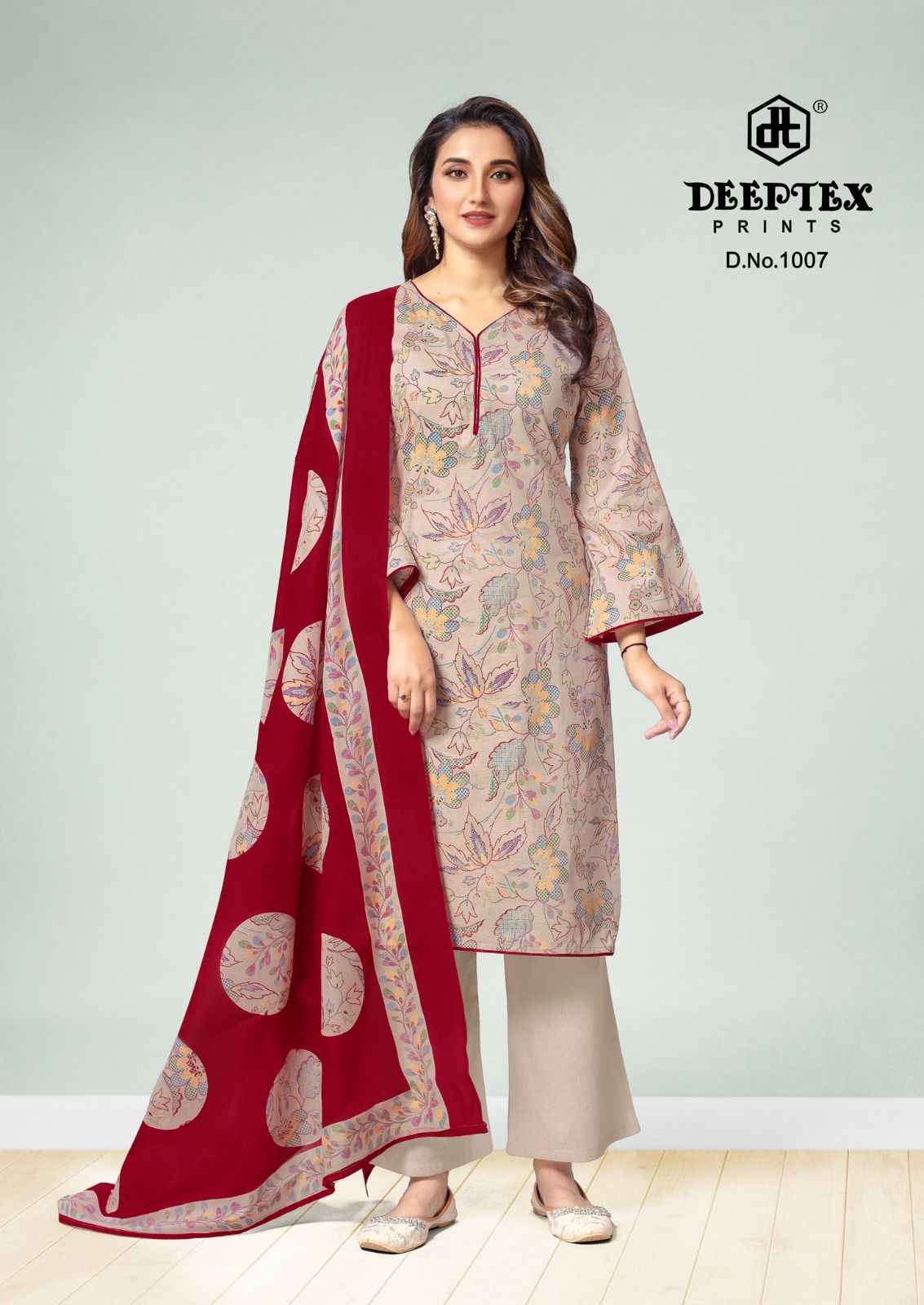 Deeptex Aalia Afreen Cotton Dress Material 8 pcs Catalogue