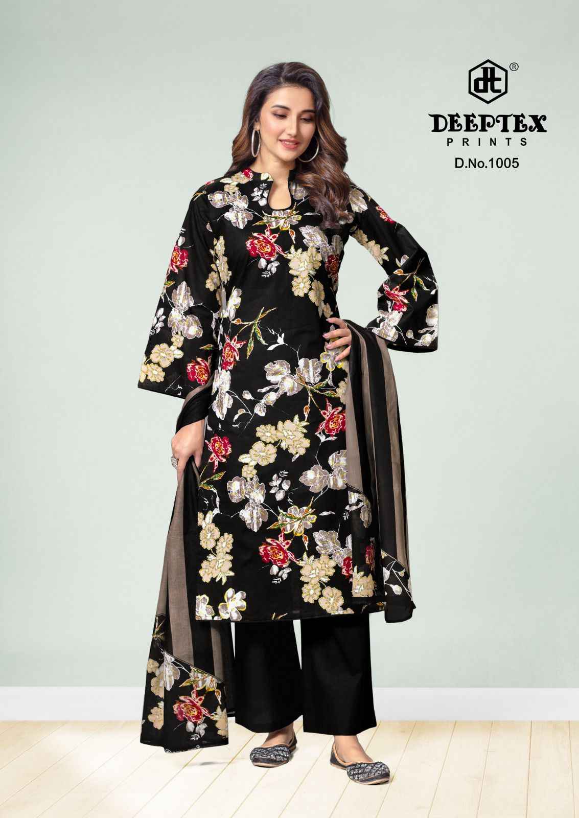 Deeptex Aalia Afreen Cotton Dress Material 8 pcs Catalogue