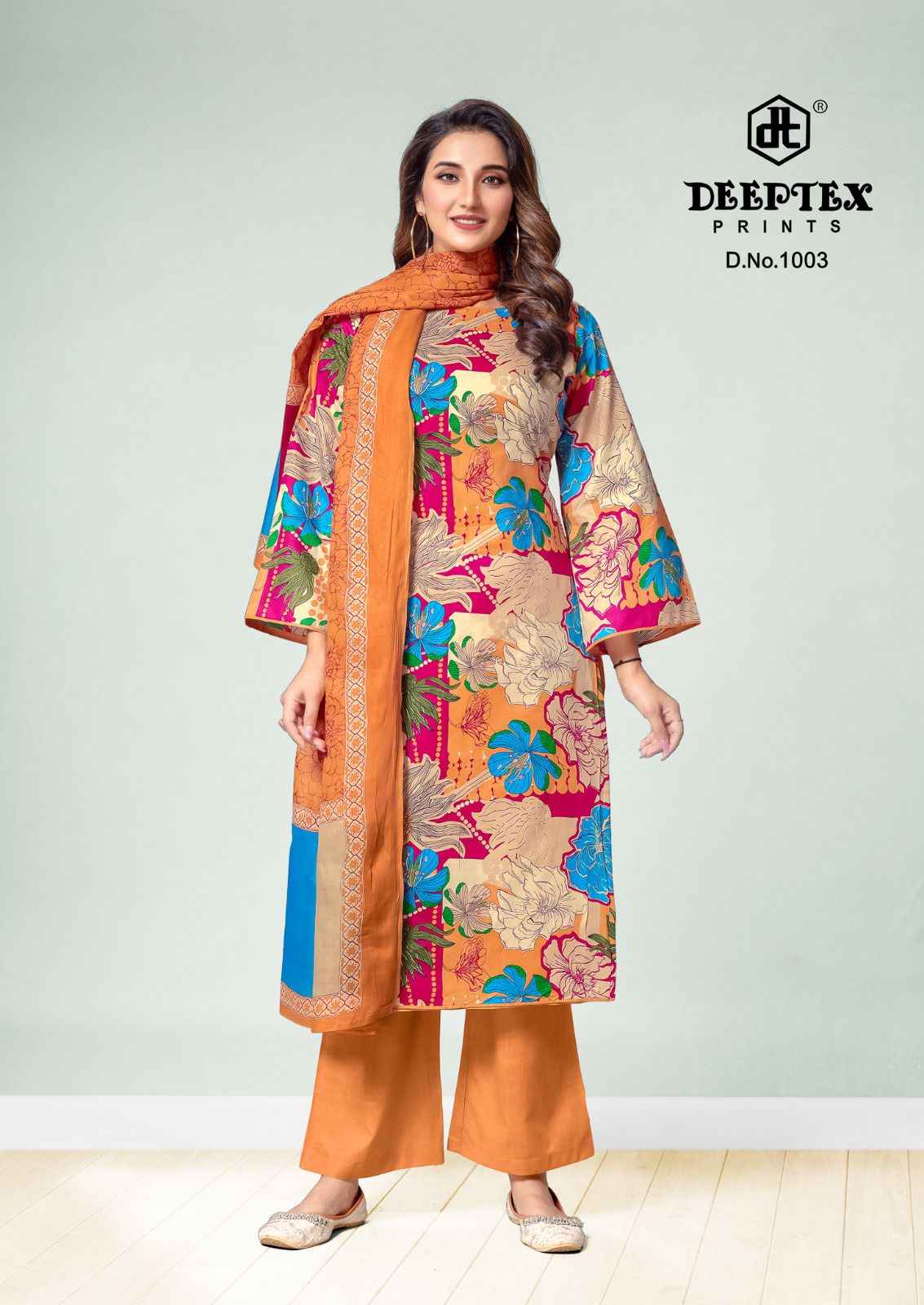 Deeptex Aalia Afreen Cotton Dress Material 8 pcs Catalogue