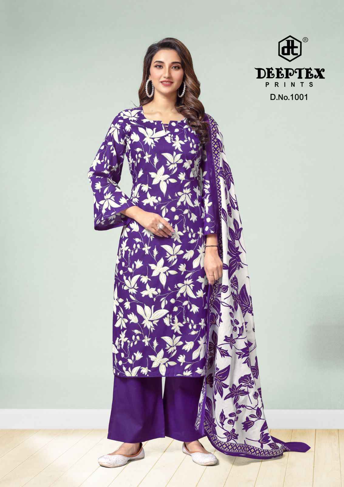Deeptex Aalia Afreen Cotton Dress Material 8 pcs Catalogue