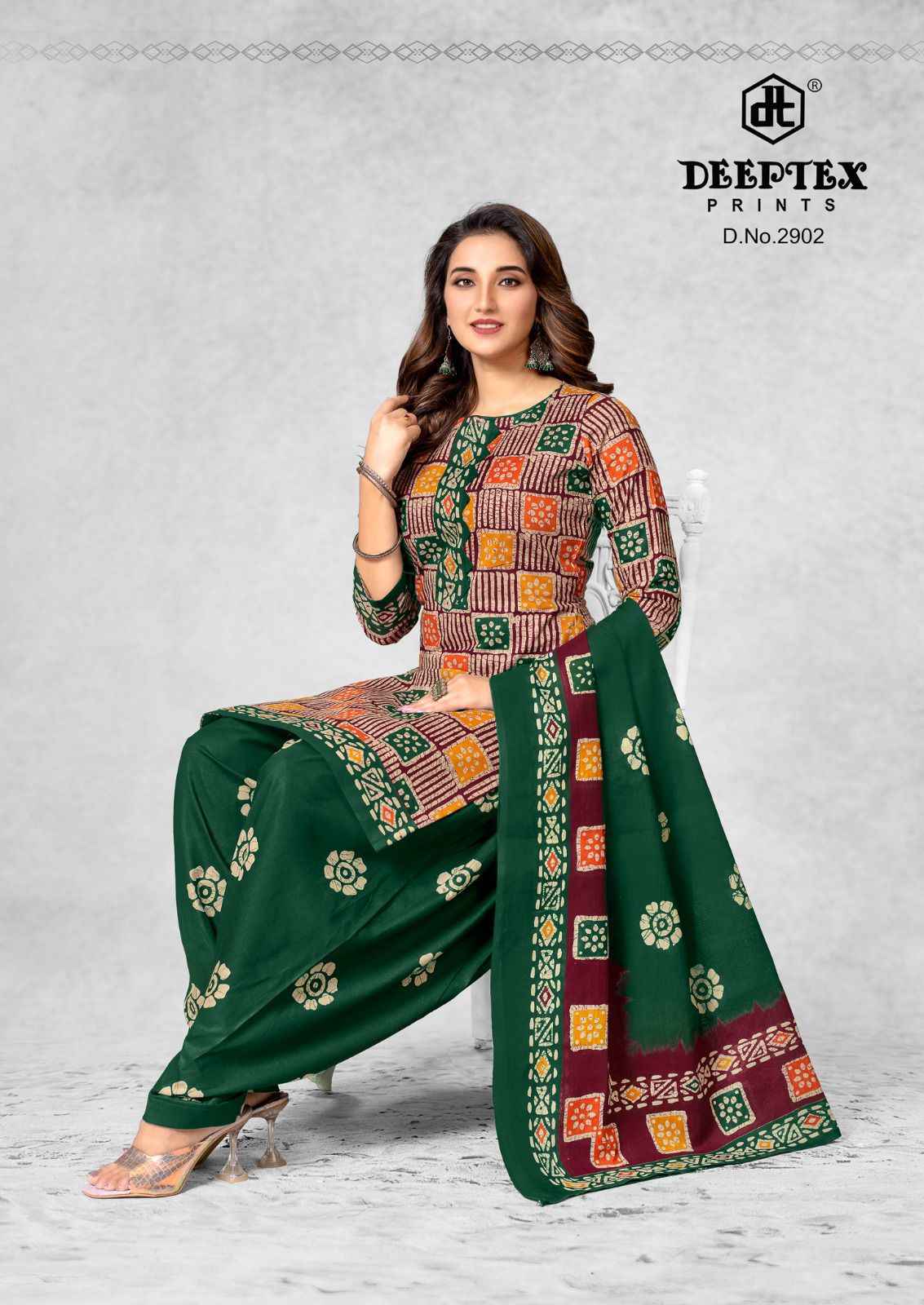 Deeptex Batik Plus Vol 29 Cotton Dress Material 10 pcs Catalogue
